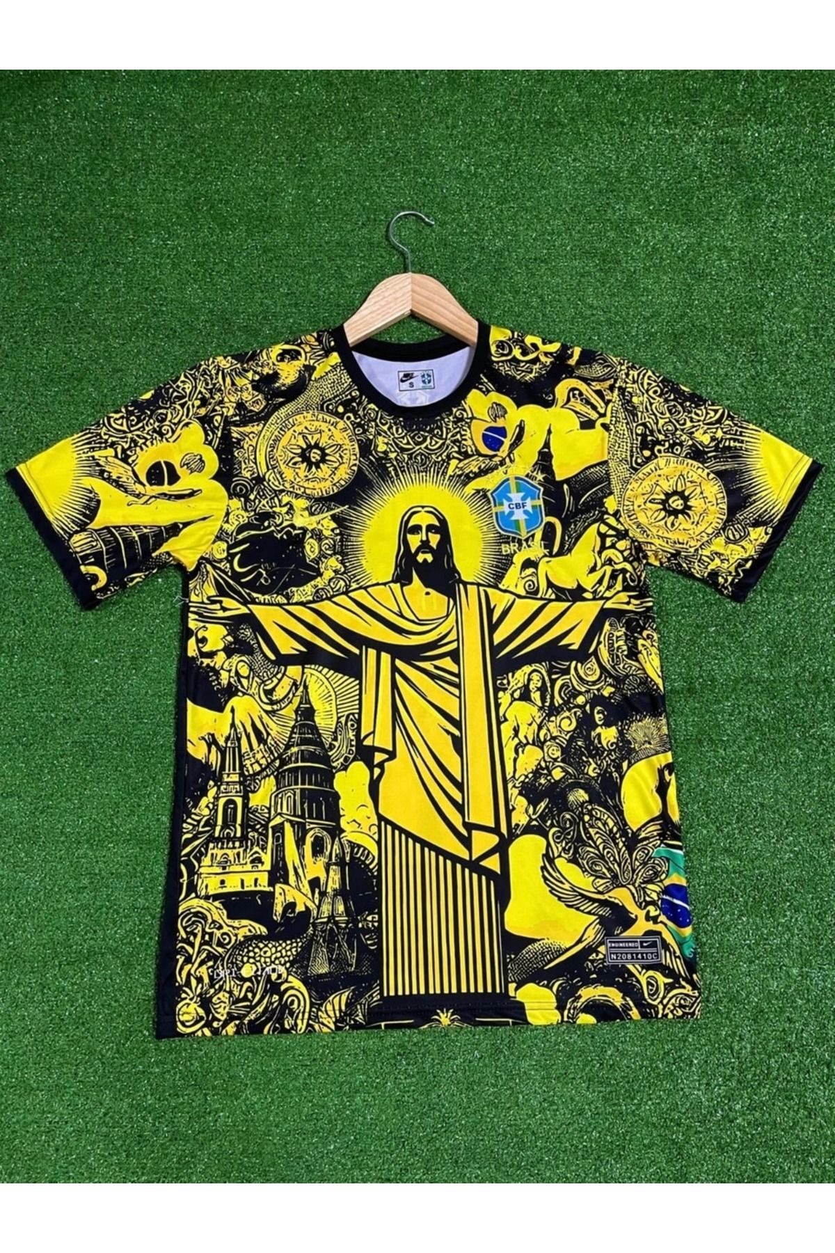After Party Brezilya Neymar Jr Özel Konsept Forması (Yellow) vs spor atlet