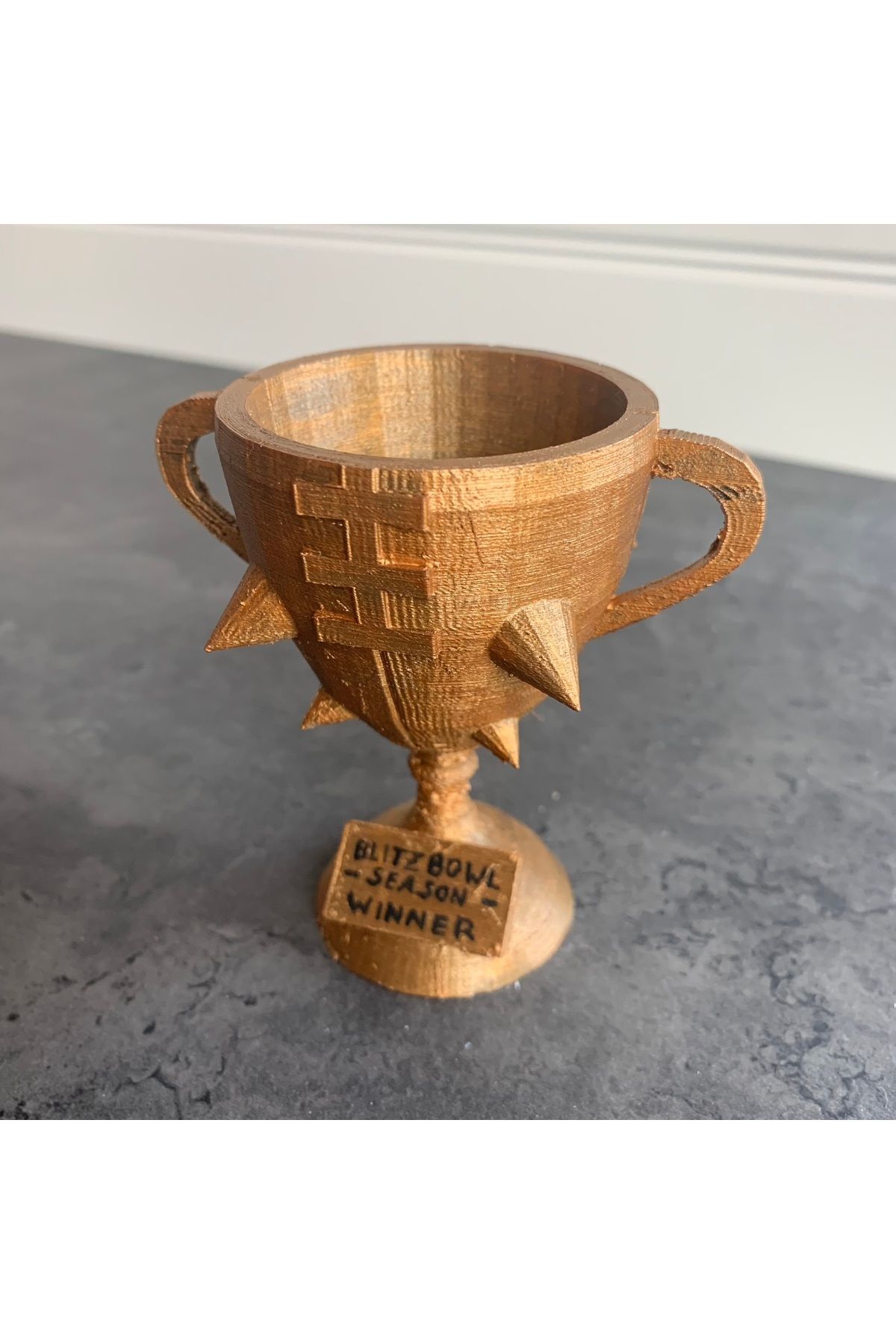 talaşoğlu Blood Bowl veya Blitz Bowl için Kupa