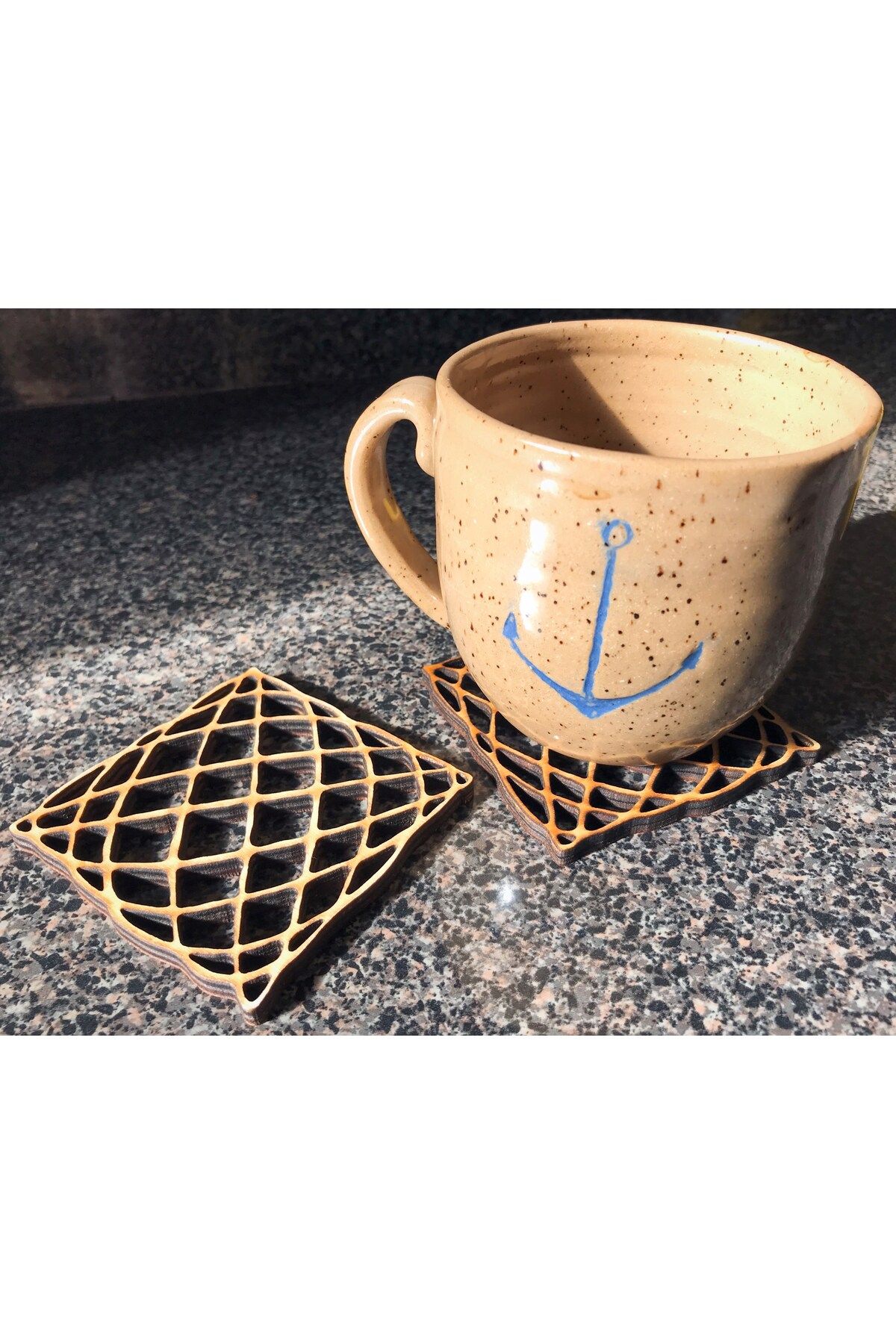 Vision Craft Lissajous coaster (3 Adet)