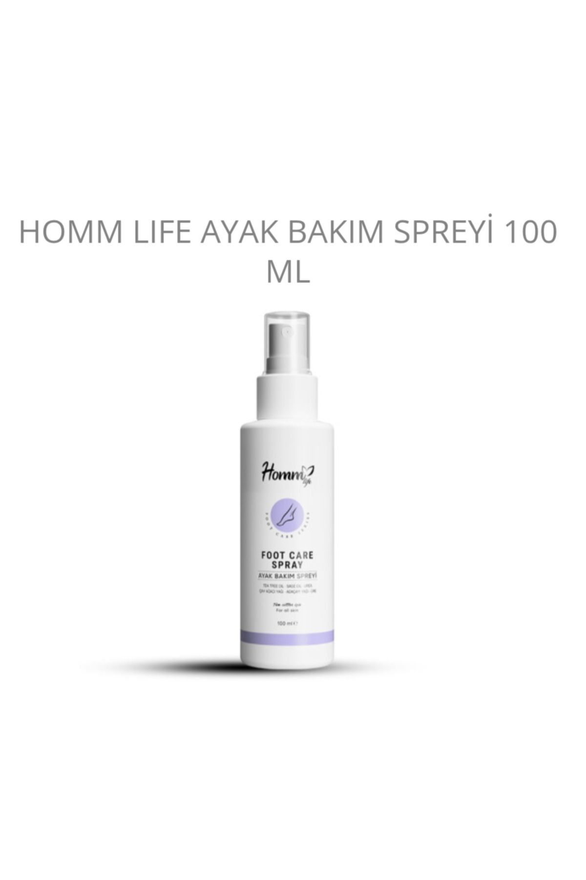 Homm Bitkisel Homm Life Ayak Bakım Spreyi