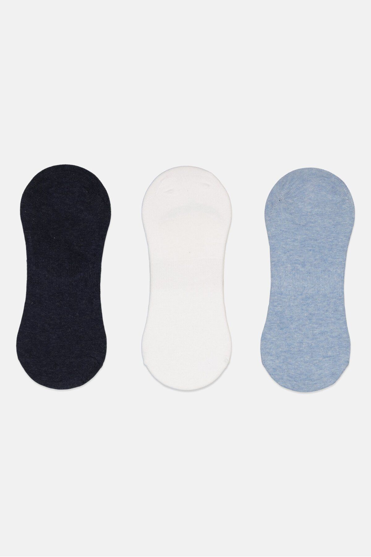 RBX-Men 3 Pairs Solid Ankle Socks, Multicolor 2