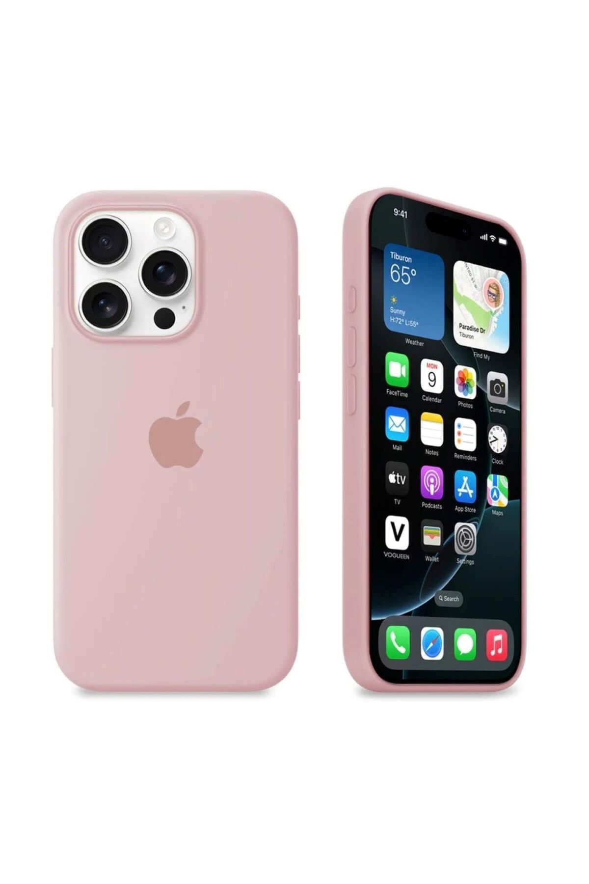 luxewear Iphone 16 PRO Ile Uyumlu Lansman Silikon Kılıf Premium A Class -