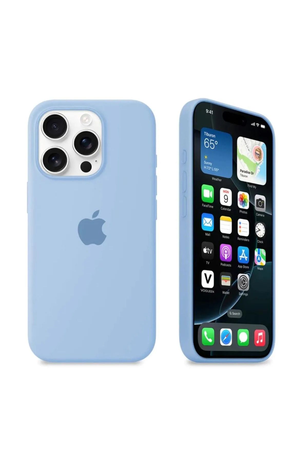 luxewear Iphone 16 PRO Ile Uyumlu Lansman Silikon Kılıf Premium A Class -