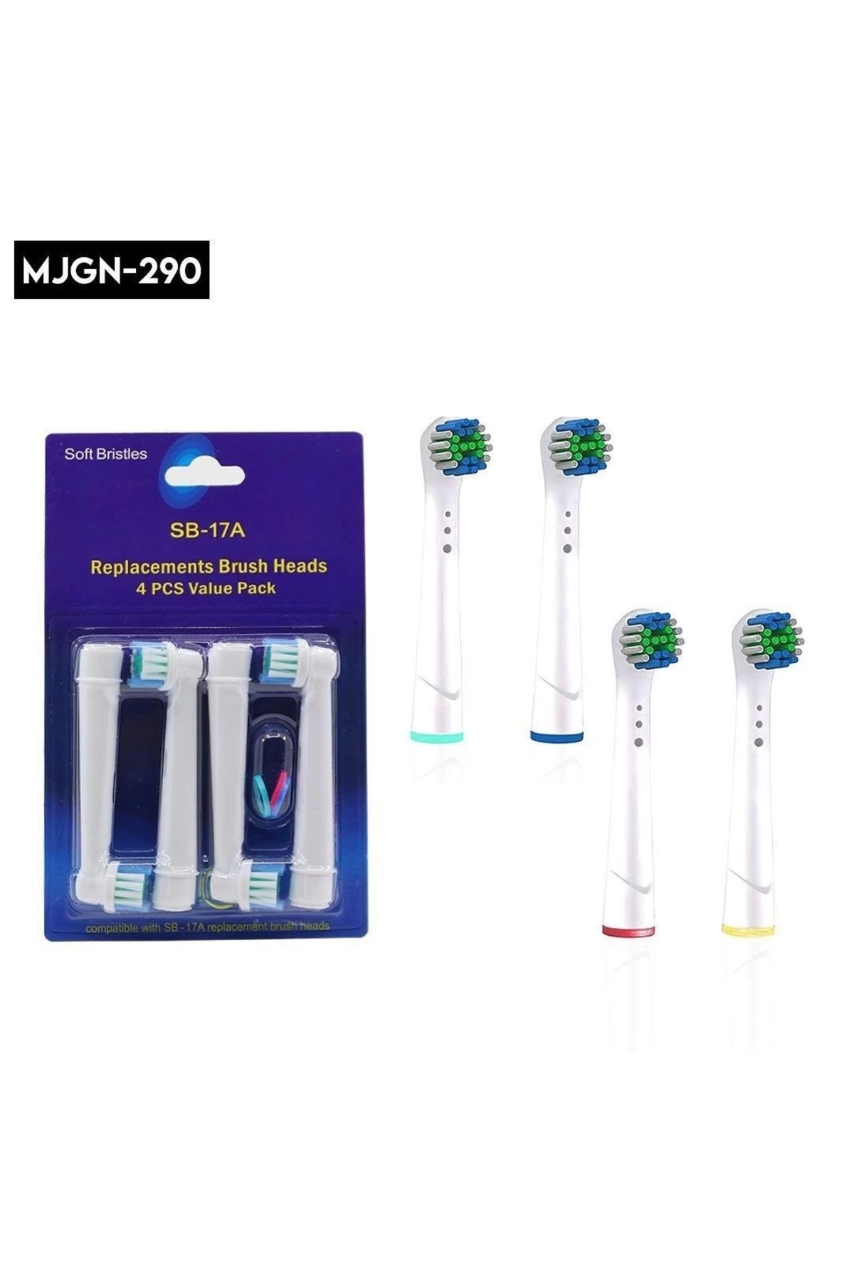 GLIMMERY 4lü Diş Fırçası Başlığı