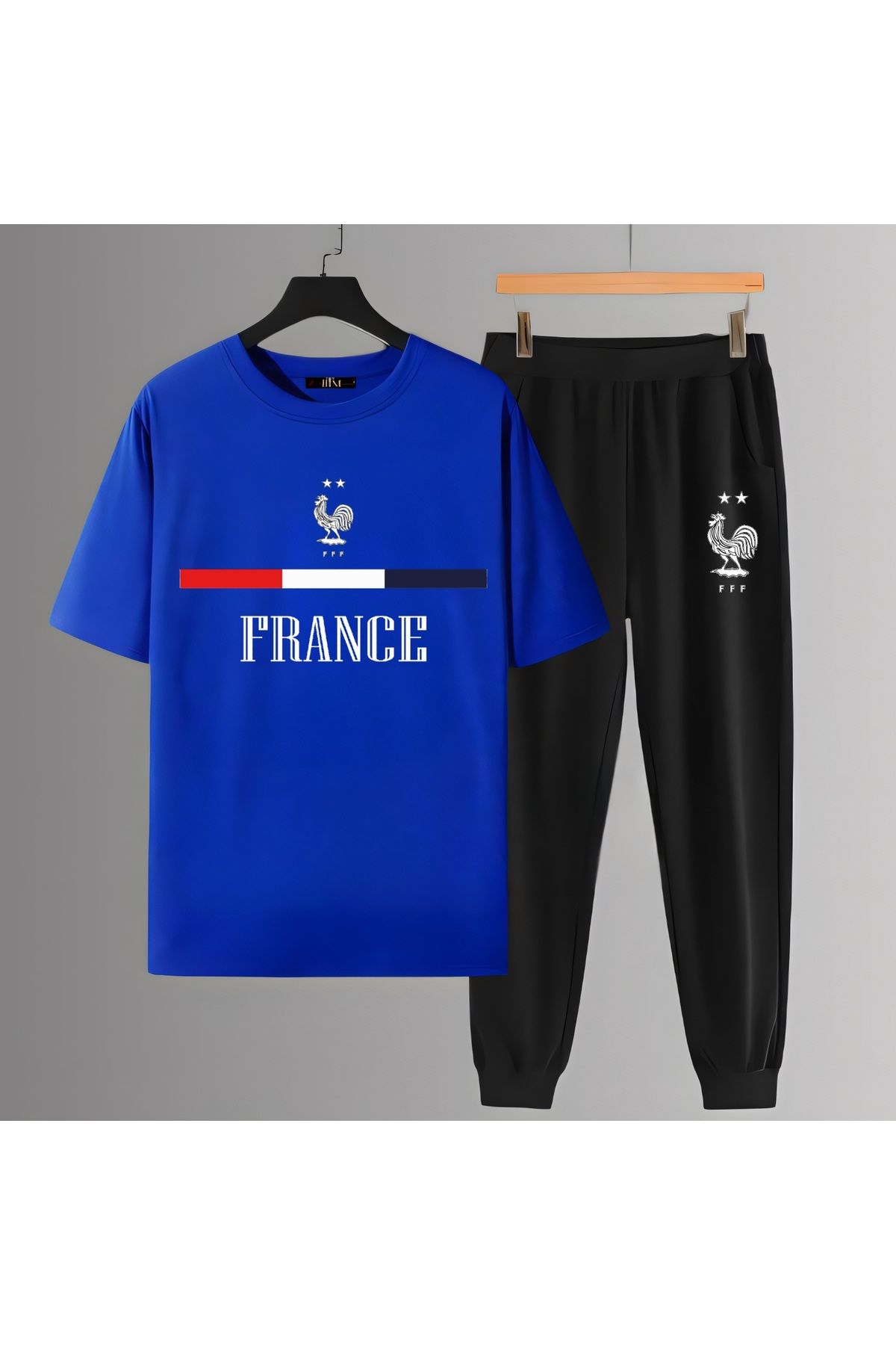 Biy Store Fransa milli takım forma futbol sırt baskılı unisex kısa kollu erkek tişört kadın t-shirt eşofman