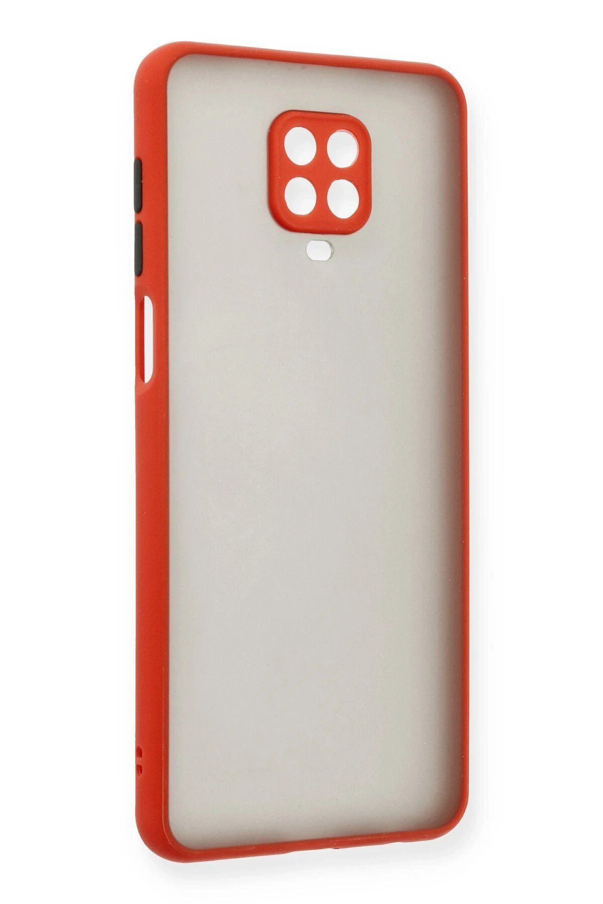 Toptan Bulurum Xiaomi Redmi Note 9 Pro Kılıf Montreal Silikon Kapak - Kırmızı