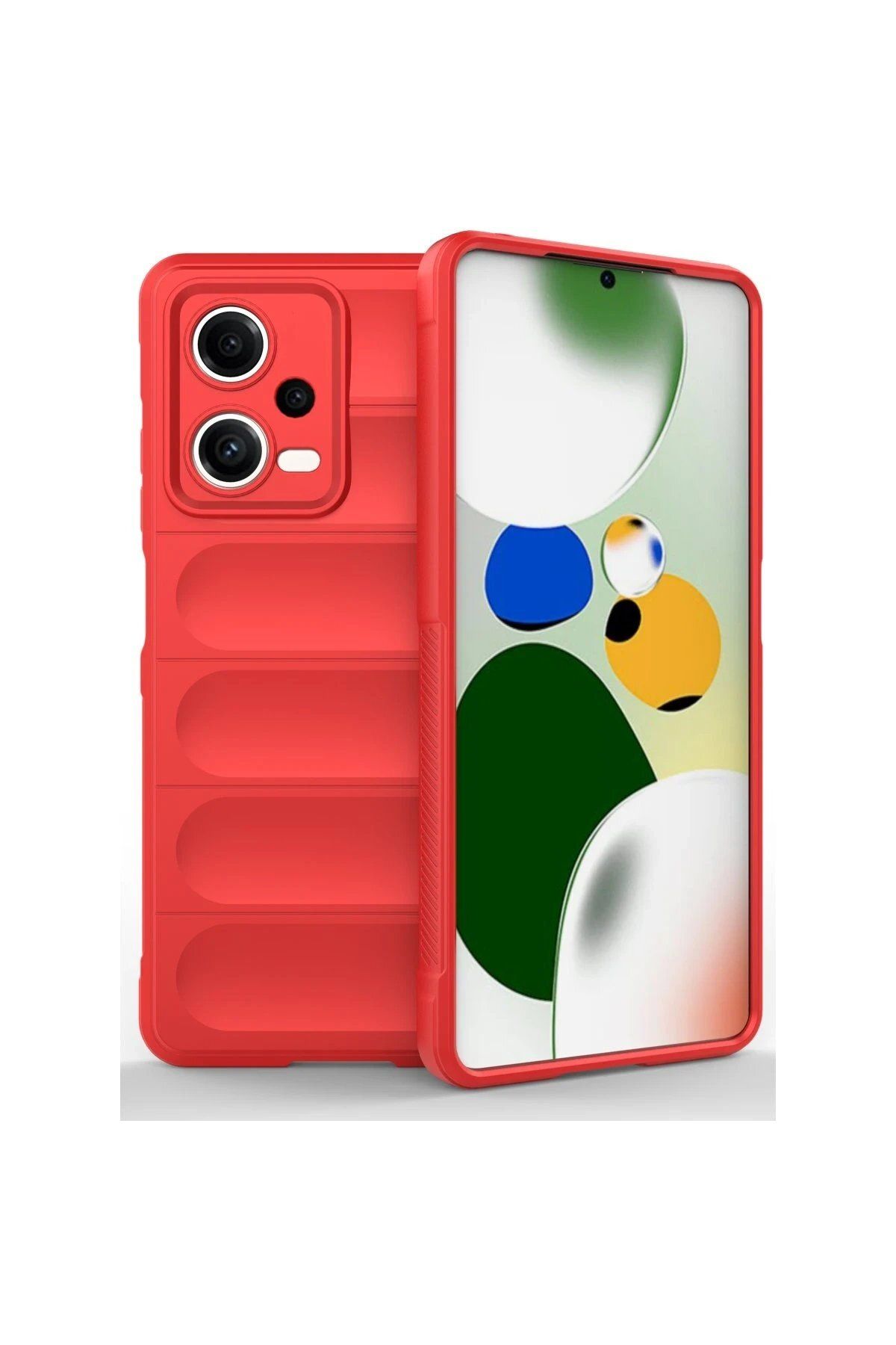Toptan Bulurum Xiaomi Poco X5 5G Kılıf Optimum Silikon - Kırmızı