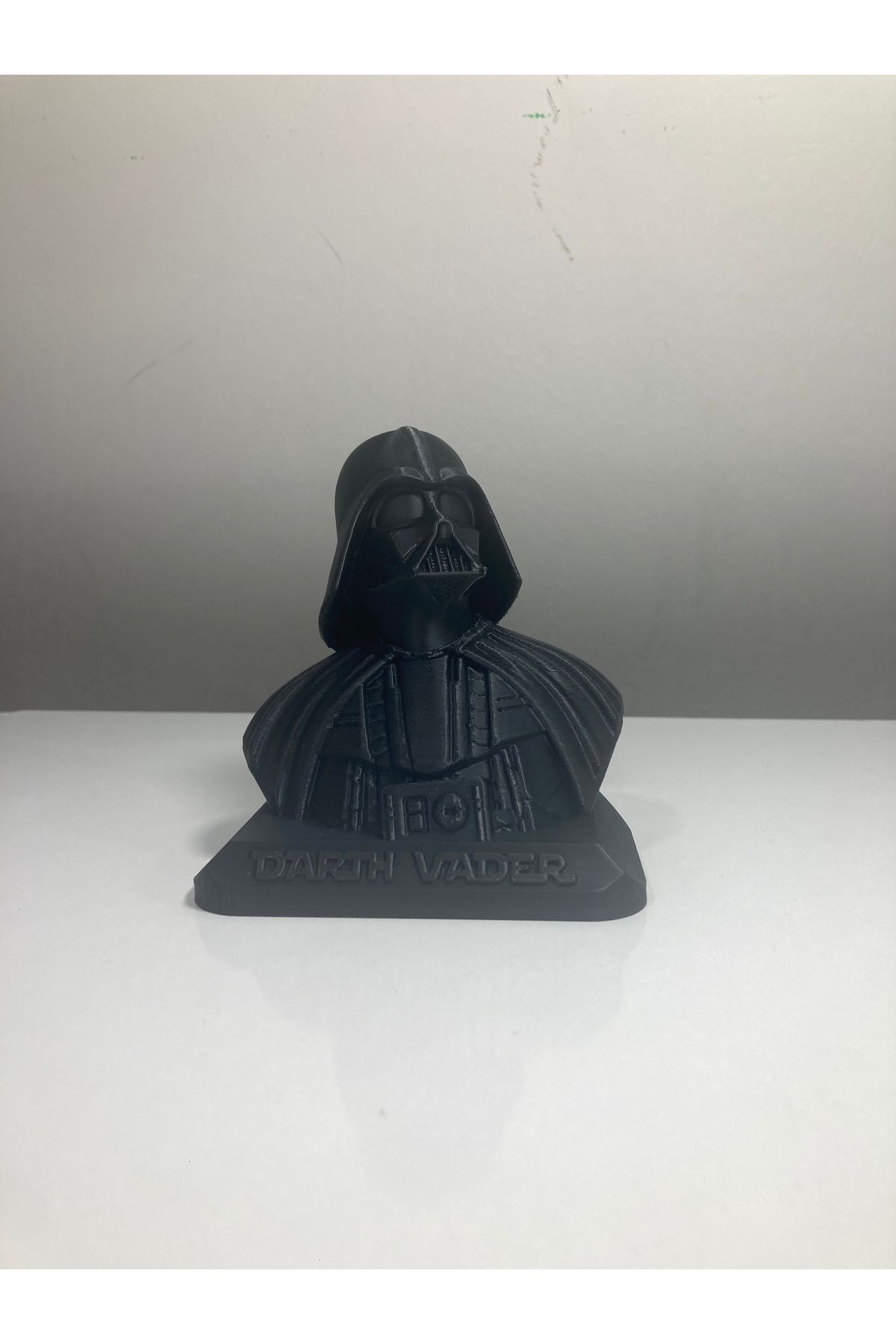 3D Darth Vader Büst Heykel - Siyah Dekoratif Figür / Star Wars