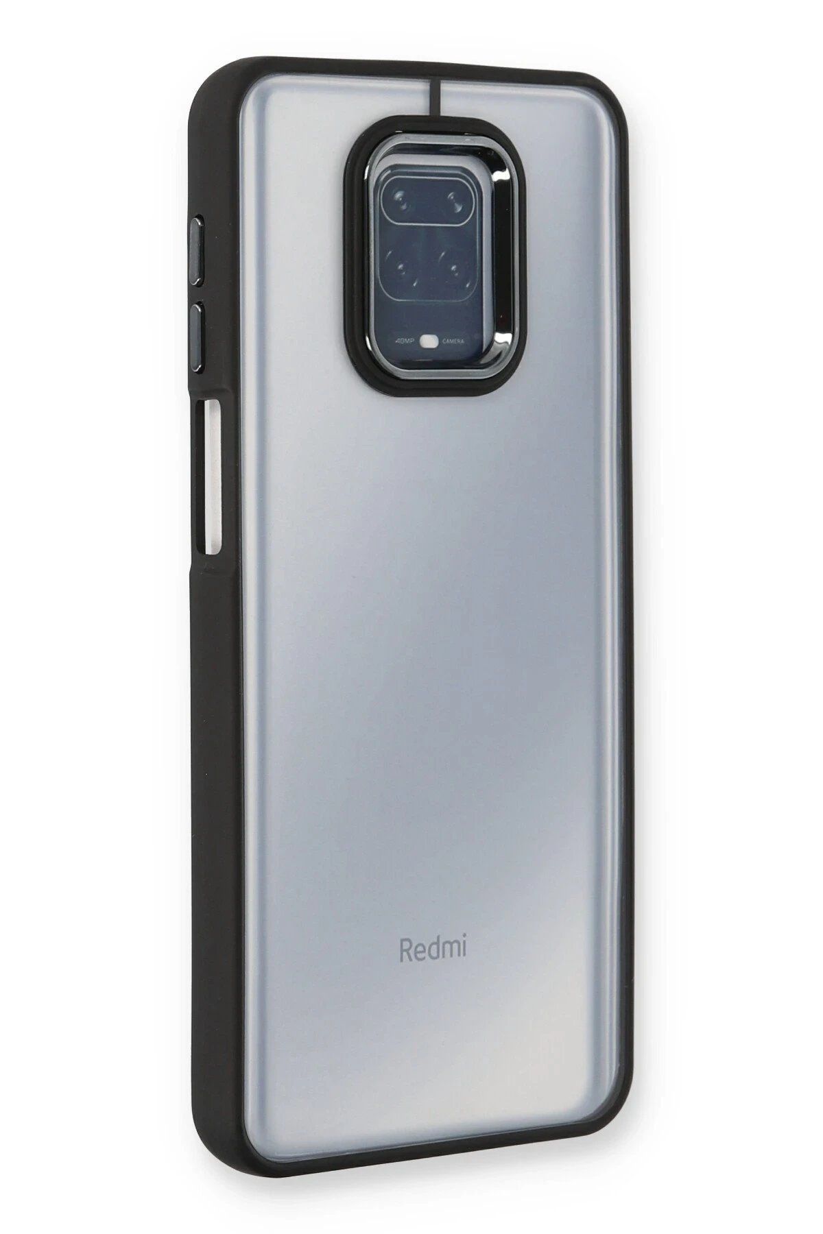 Toptan Bulurum Xiaomi Redmi Note 9 Pro Kılıf Dora Kapak - Siyah