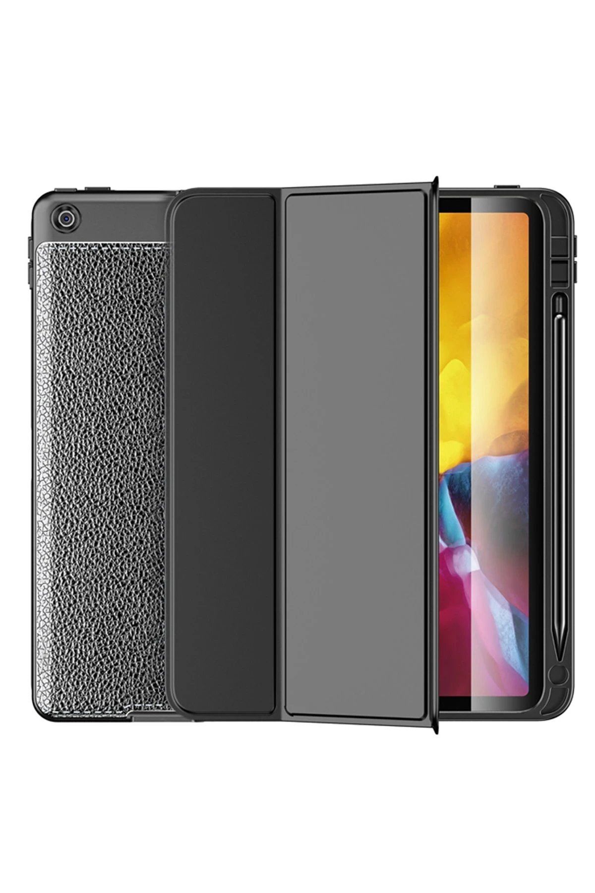 Toptan Bulurum iPad 10.2 (7.nesil) Kılıf Tablet Focus Silikon - Siyah
