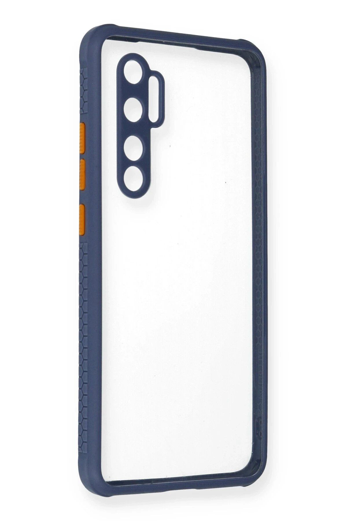 Toptan Bulurum Xiaomi Mi Note 10 Lite Kılıf Miami Şeffaf Silikon - Gri
