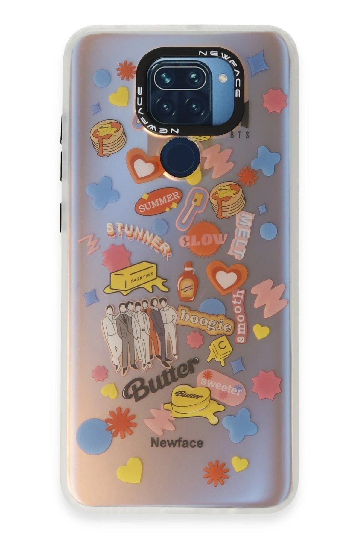 Toptan Bulurum Xiaomi Redmi Note 9 Kılıf Estoril Desenli Kapak - Estoril - 16