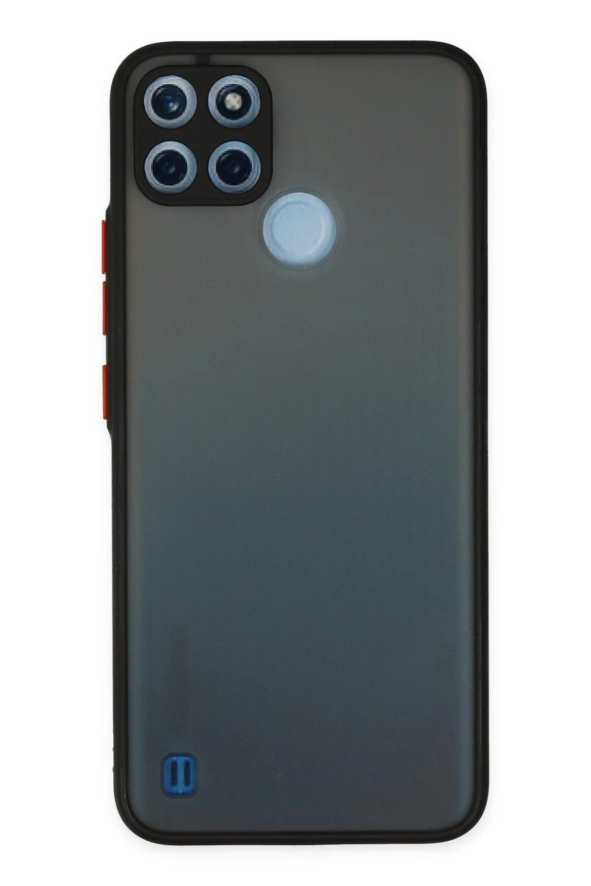 Toptan Bulurum Realme C21Y Kılıf Montreal Silikon Kapak - Siyah