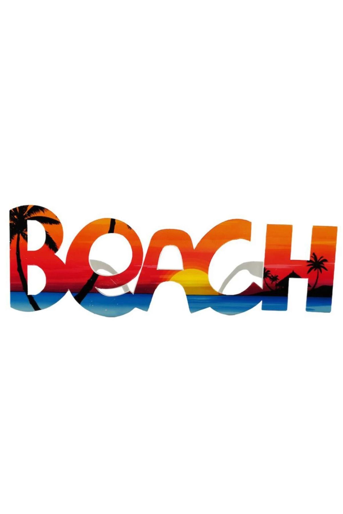 adden BFS Beach Yazılı Parti Gözlüğü Yaza Merhaba Hawaii Show Gözlüğü 19x6 cm