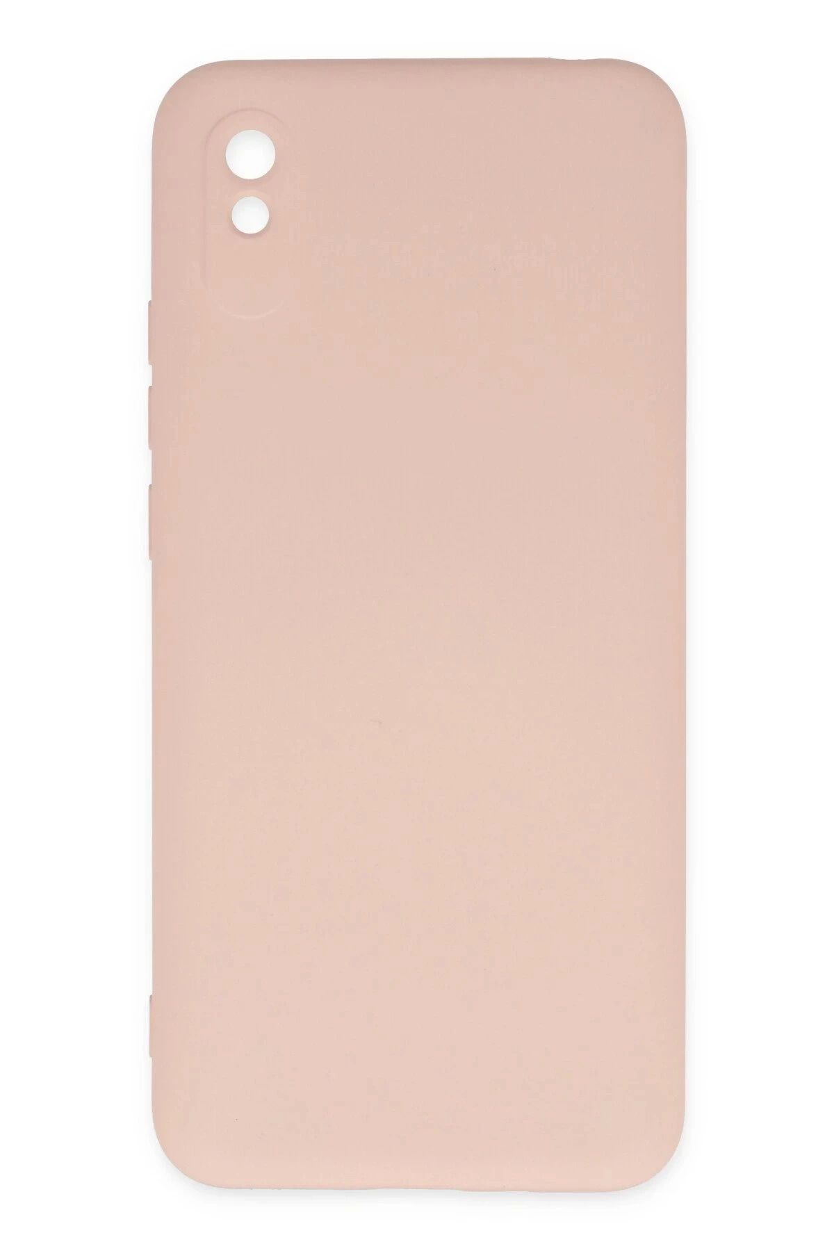 Vita Premio BFS Xiaomi Redmi 9A Kılıf Nano içi Kadife Silikon - Pudra