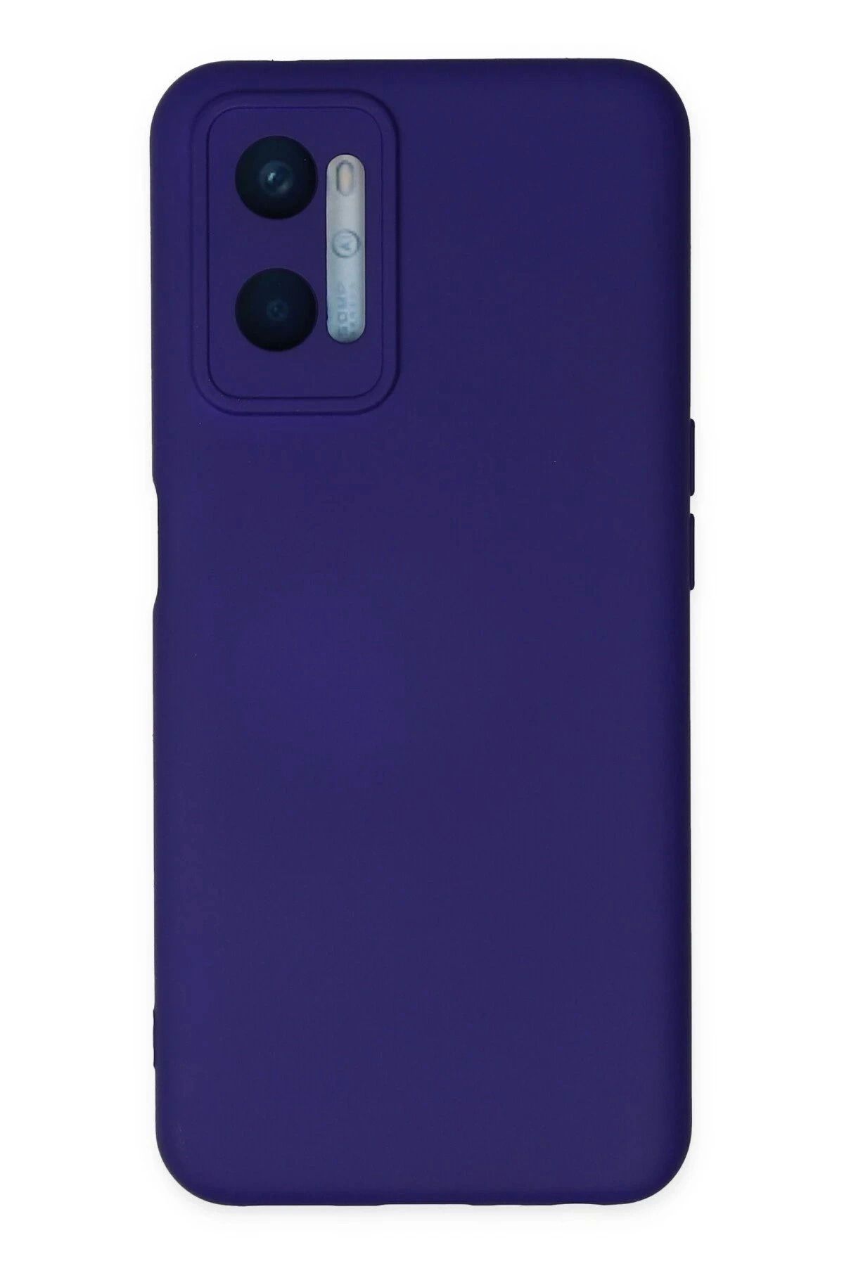 Vita Premio BFS Oppo A96 Kılıf Nano içi Kadife Silikon - Mor
