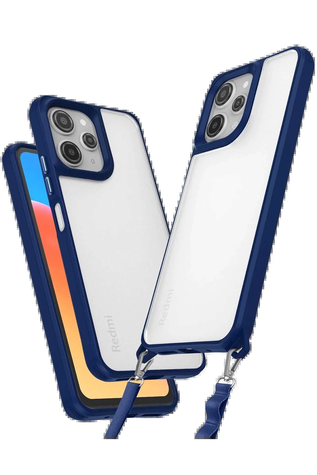 Vita Premio BFS Xiaomi Redmi 12 Kılıf Penta Silikon Kılıf - Lacivert