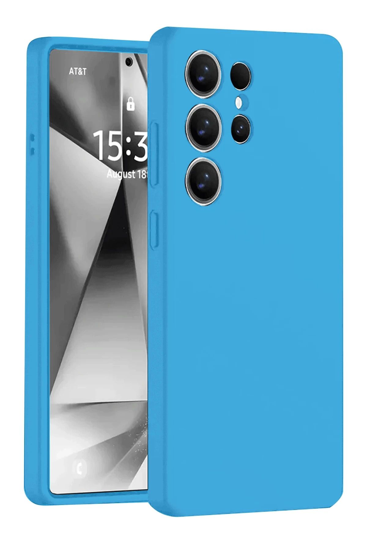 Vita Premio BFS Samsung Galaxy S25 Ultra Kılıf Nano içi Kadife Silikon - Mavi