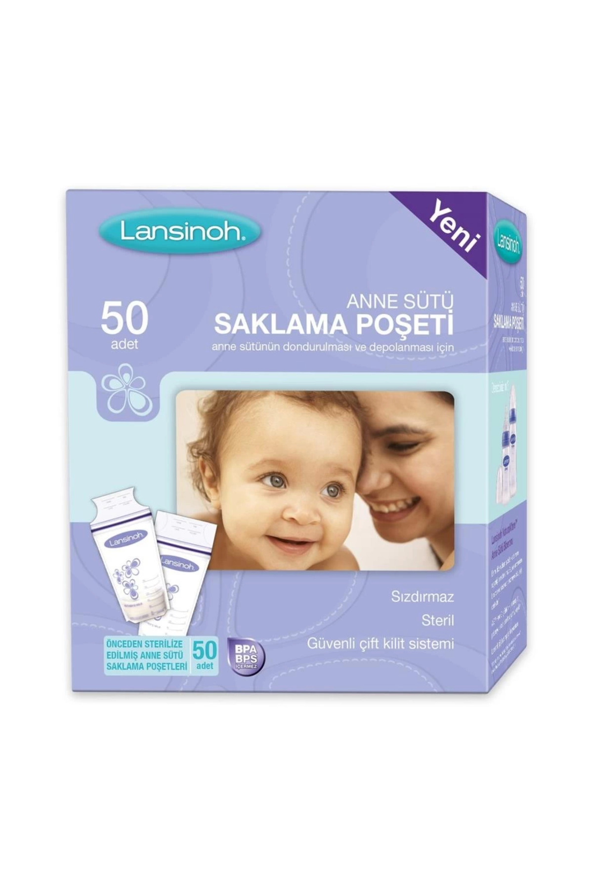 Belle Fusion Mey İthalat® Anne Sütü Saklama Poşeti 50 Adet fotoğrafı 2 (önizleme)