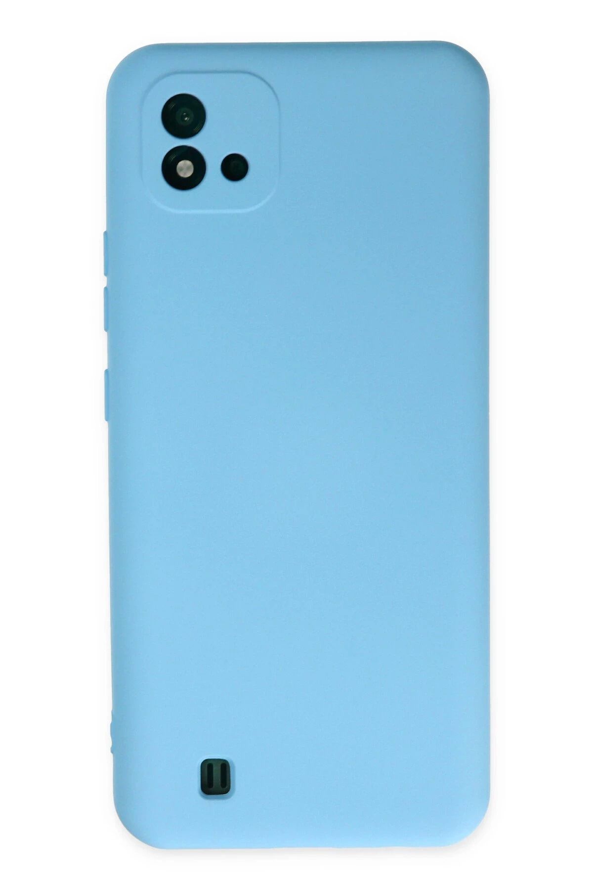 Vita Premio BFS Realme C11 2021 Kılıf Nano içi Kadife Silikon - Mavi