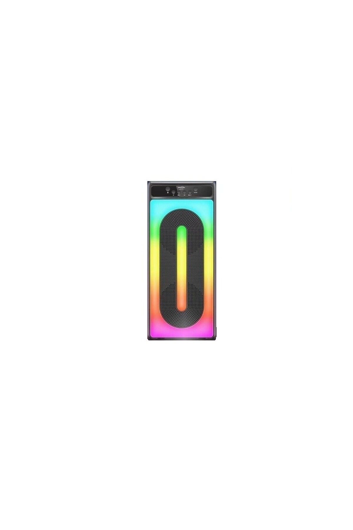 Başkenttekno GTS-1771 Taşınabilir Rgb Ledli Bluetooth Hoparlör Usb-Tf Siyah