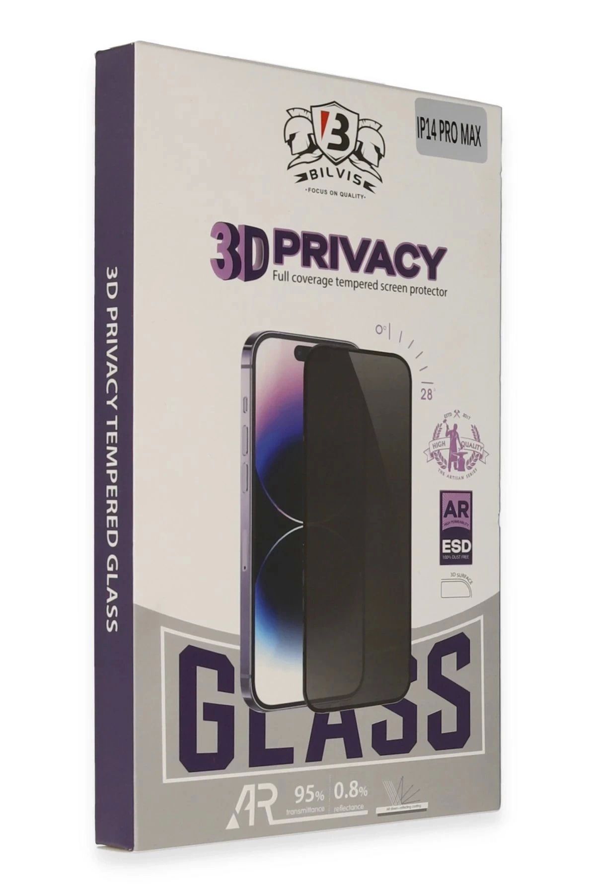 Vita Premio BFS Samsung Galaxy S24 Ultra Bilvis 3D Hayalet Cam Ekran Koruyucu