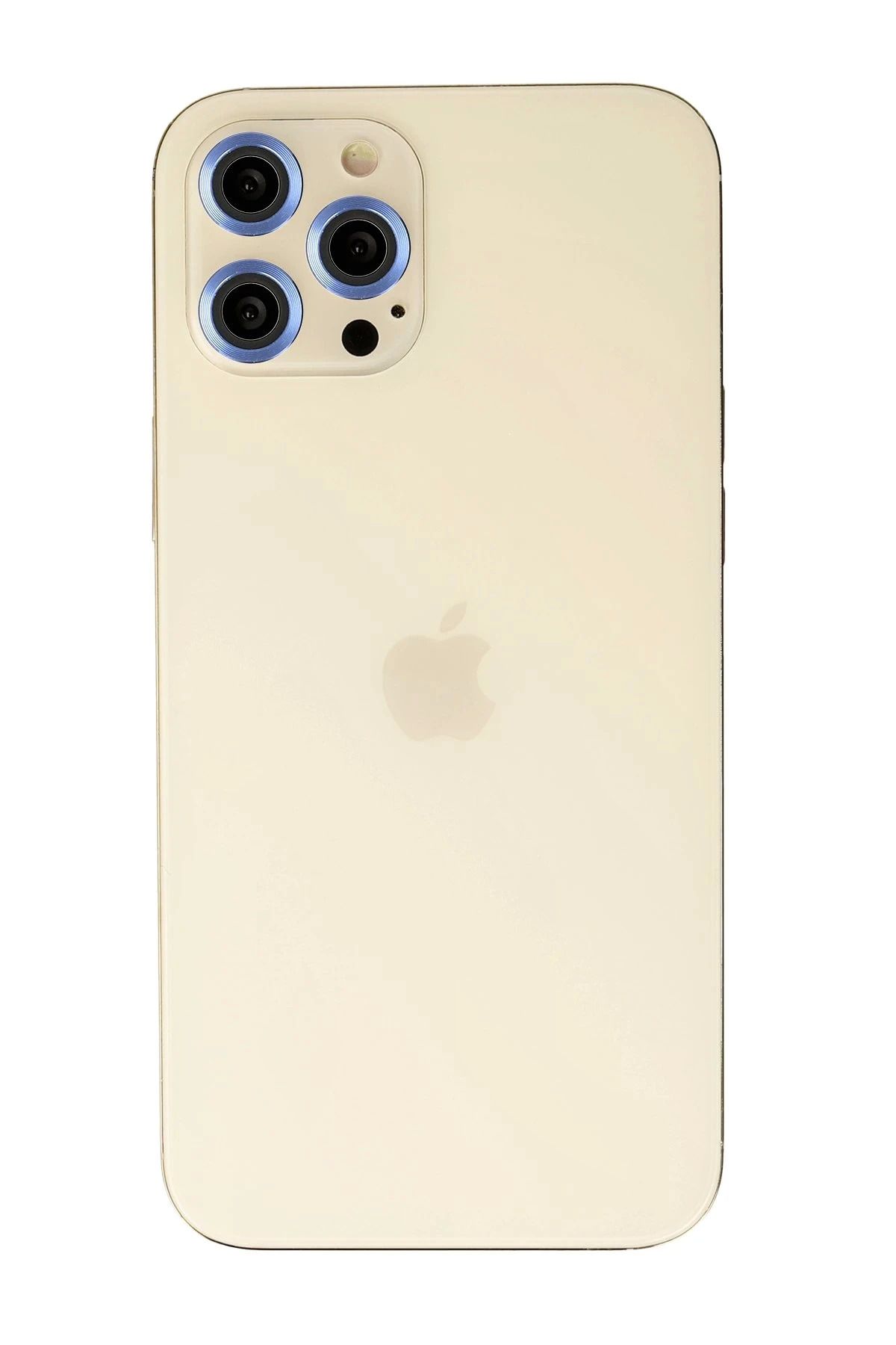 Vita Premio BFS iPhone 12 Pro uyumlu Metal Kamera Lens - Mavi