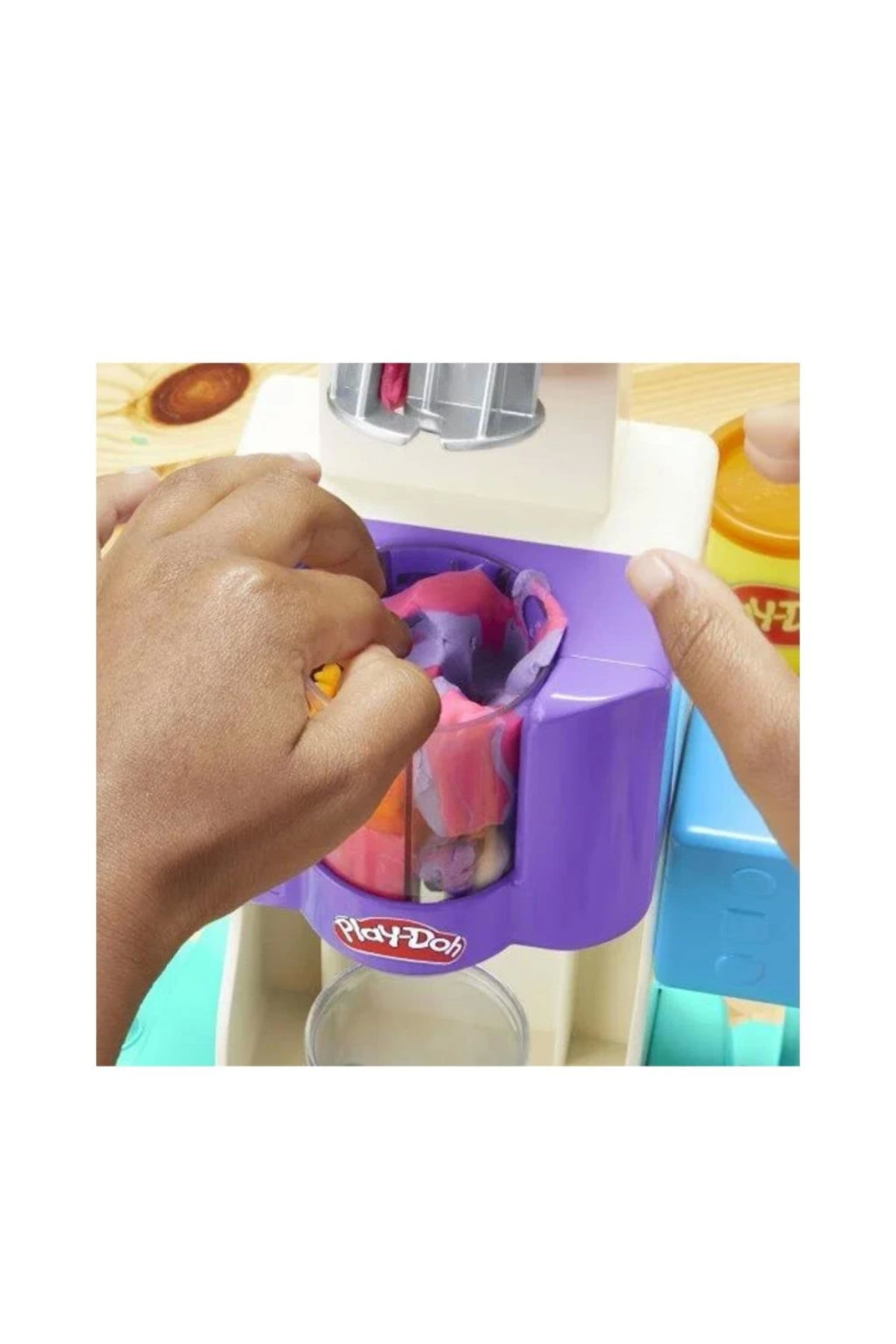 بِفز G0028 مجموعه بازی ساز بستنی رنگین‌کمانی پلی‌دو + ۳ سال