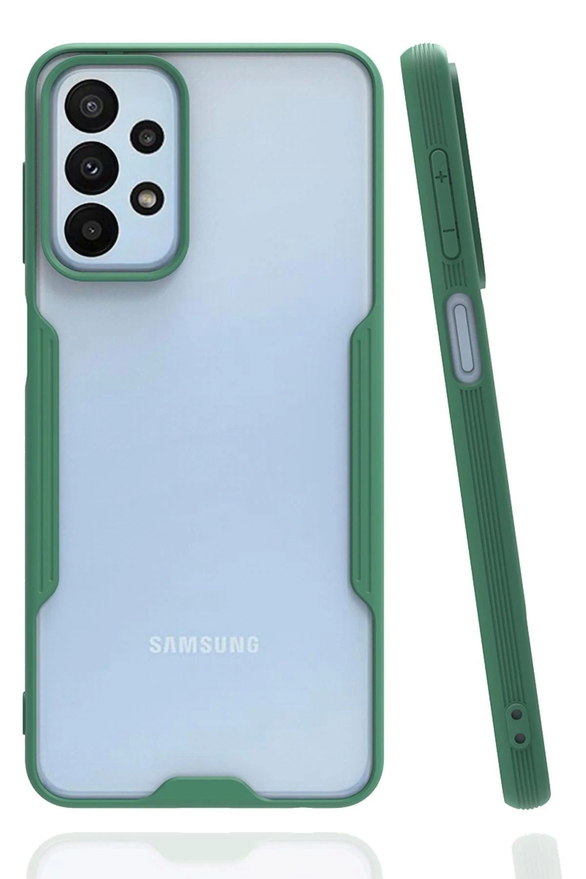 Vita Premio BFS Samsung Galaxy A23 4G Kılıf Platin Silikon - Yeşil
