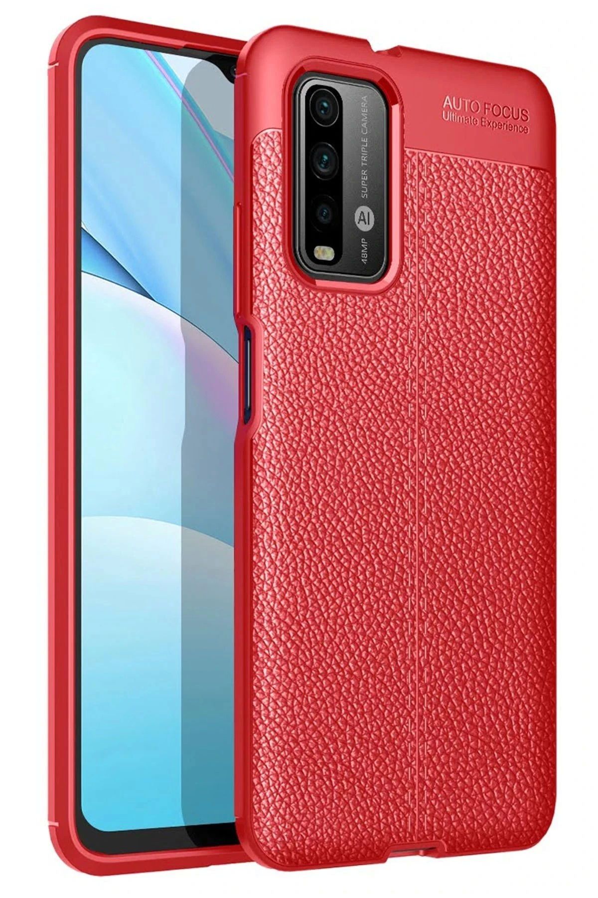 Vita Premio BFS Xiaomi Redmi 9T Kılıf Auto Focus Kapak - Kırmızı