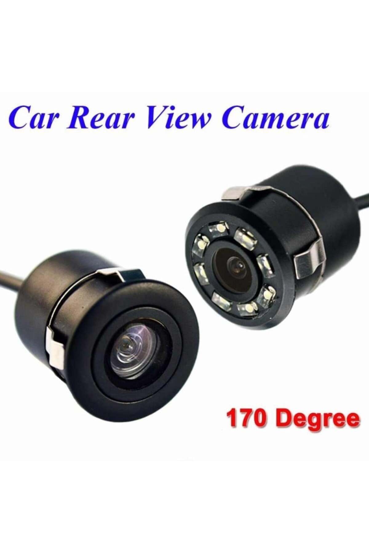 TECHSTAR-® IR Rear View Backup Camera, 4 LEDs, Night Vision, 170° Angle, Waterproof 8