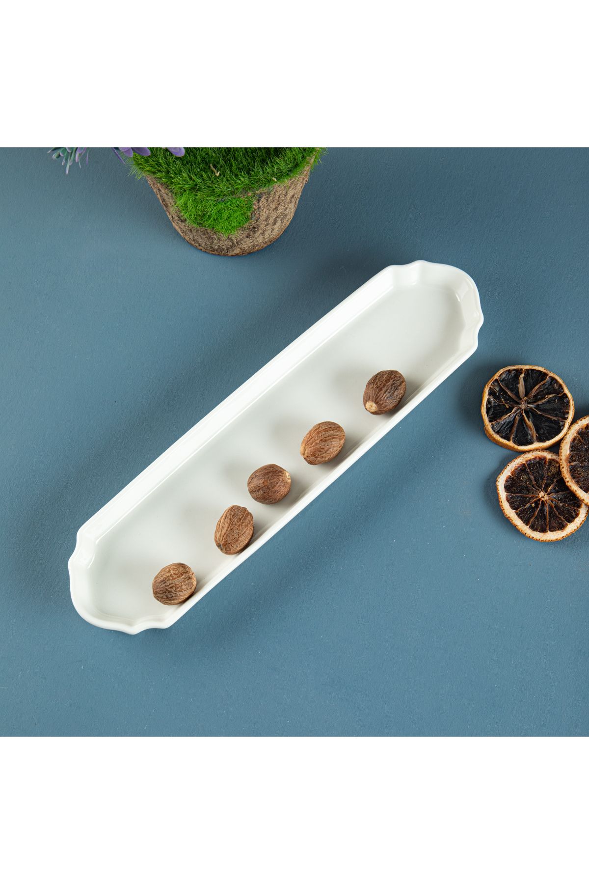 Aryıldız Lunar Kare Zeytin Servis Tabağı 25 cm
