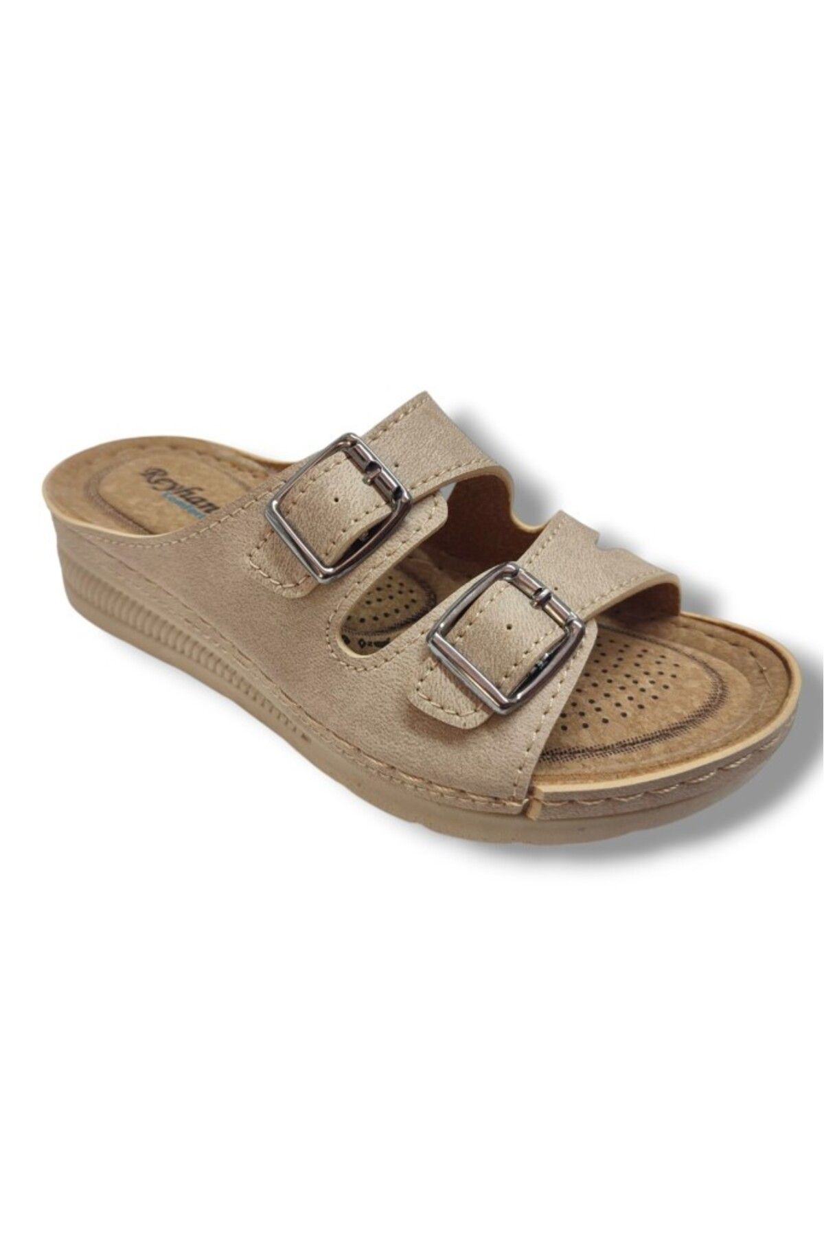 AWOX Avox 765-25 Çift Tokalı Comfort Kadın Terlik