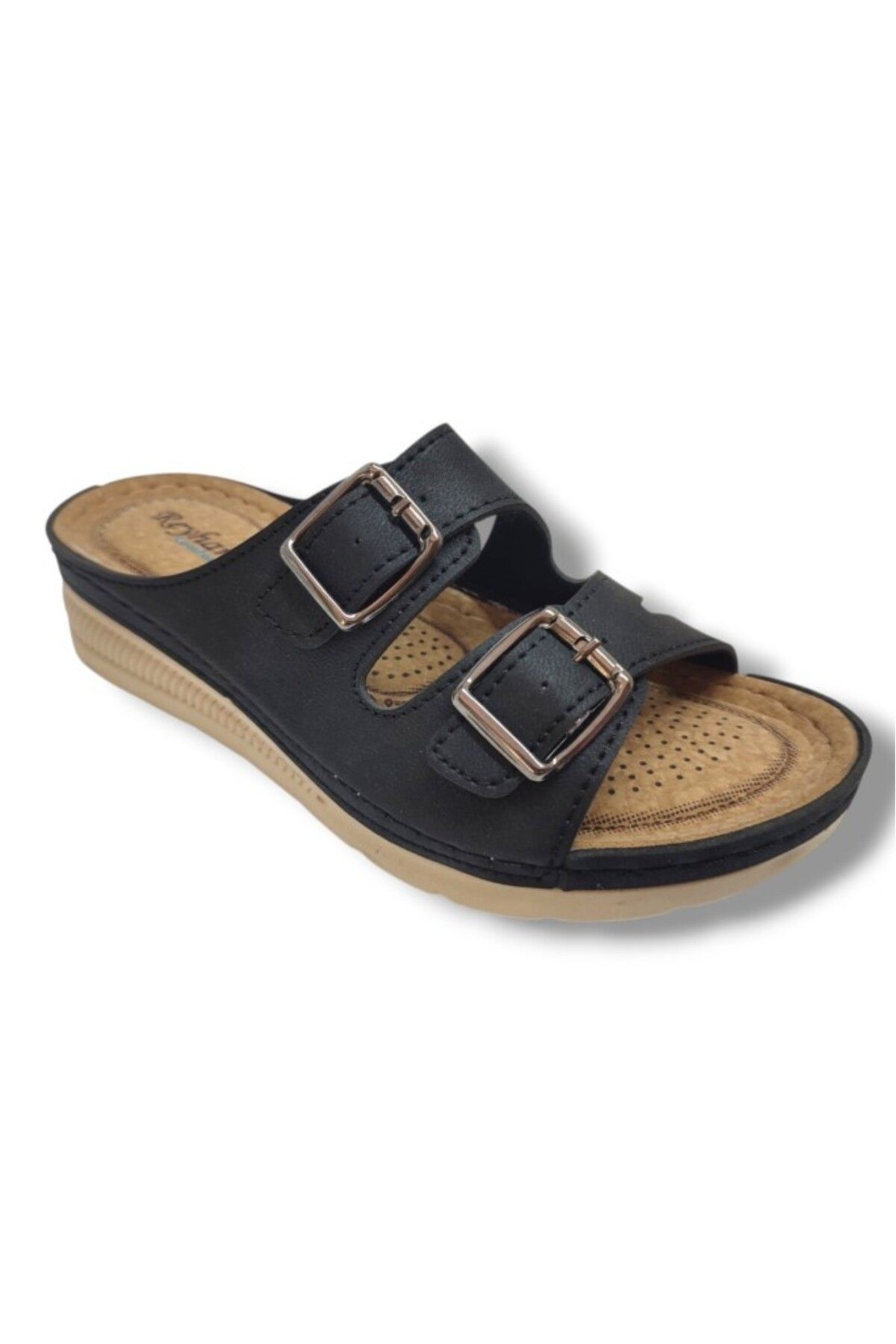 AWOX Avox 765-25 Çift Tokalı Comfort Kadın Terlik