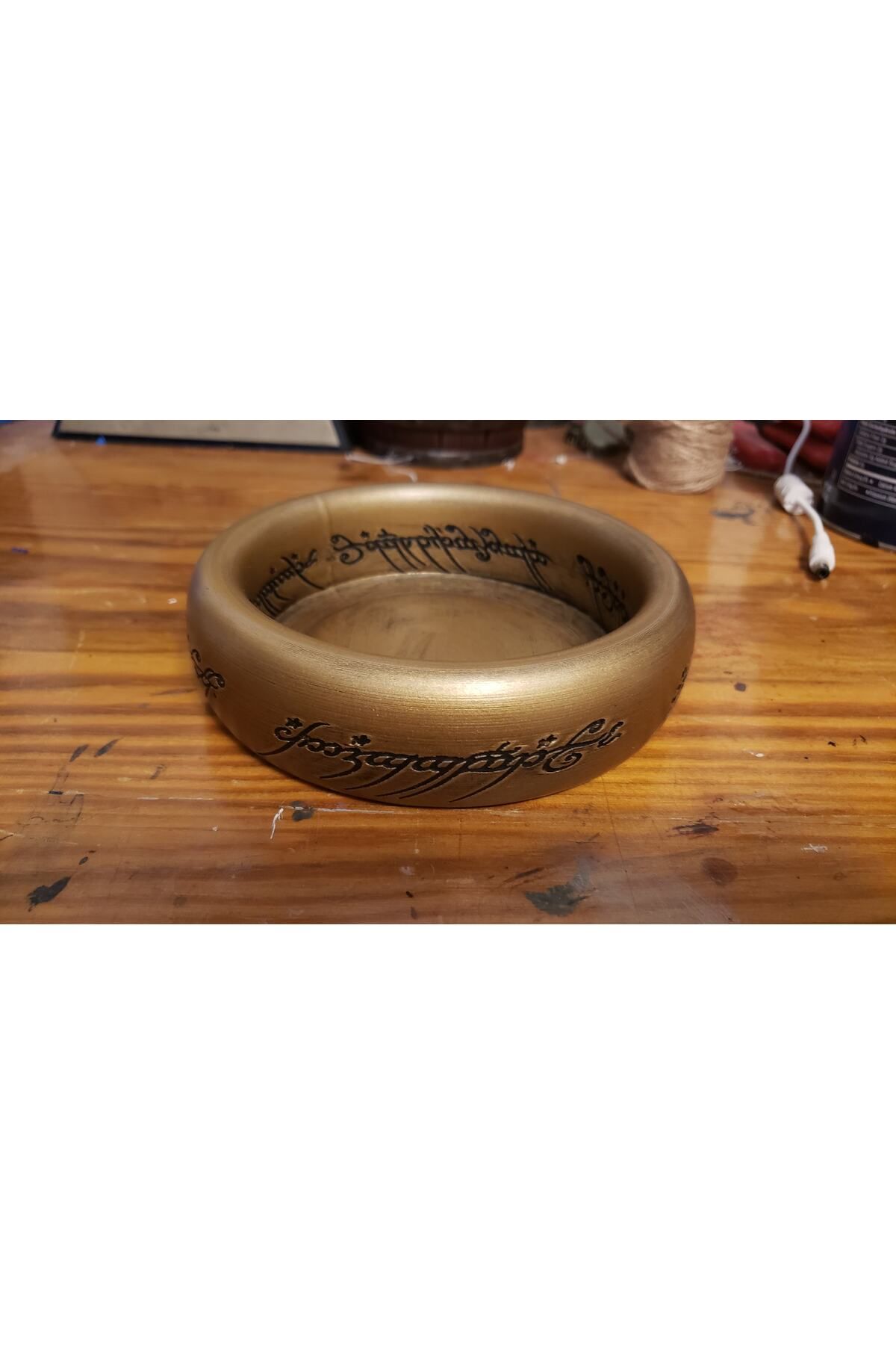 talaşoğlu Hepsini tutmak için bir kase - Lotr Ring Bowl