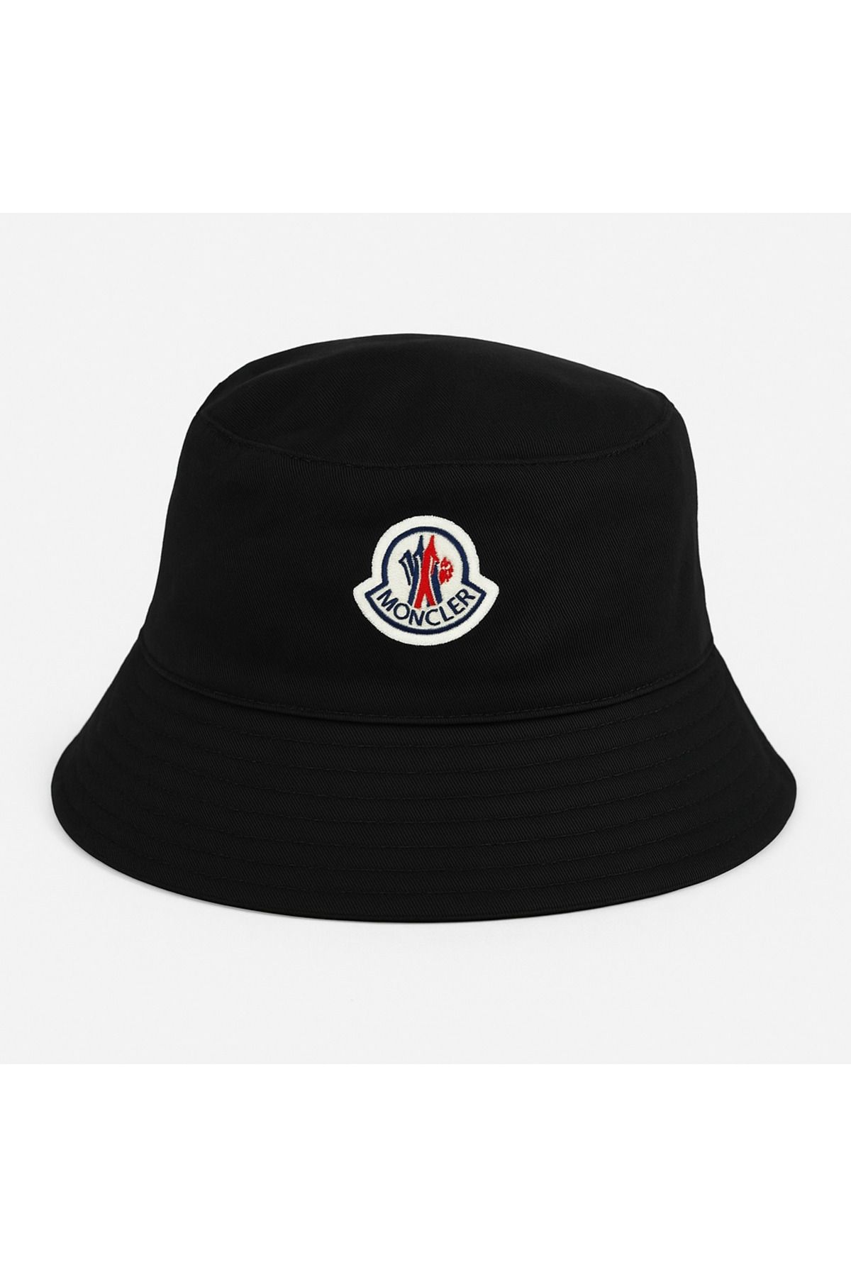 NO BRAND Unisex Siyah Logolu Bucket Şapka -YENİ SEZON