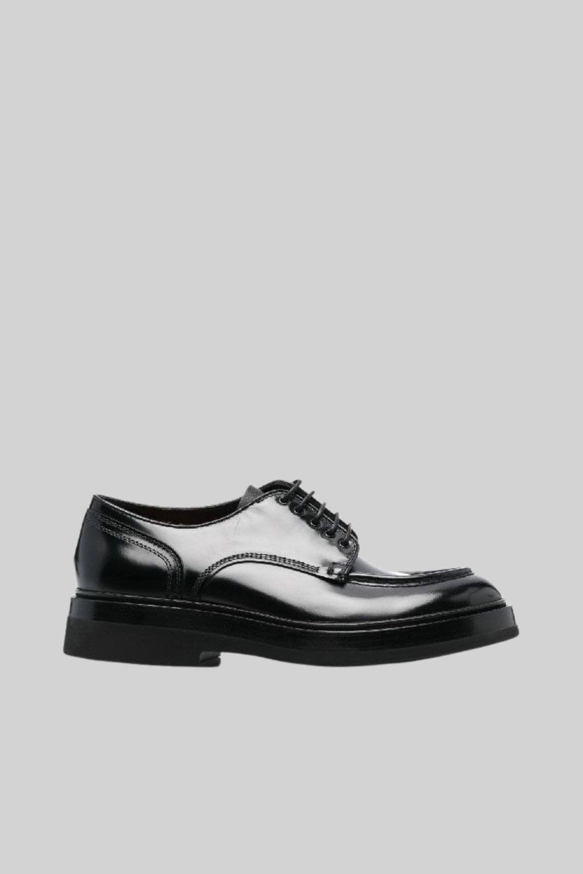 Santoni Erkek Deri Loafer Ayakkabı Siyah