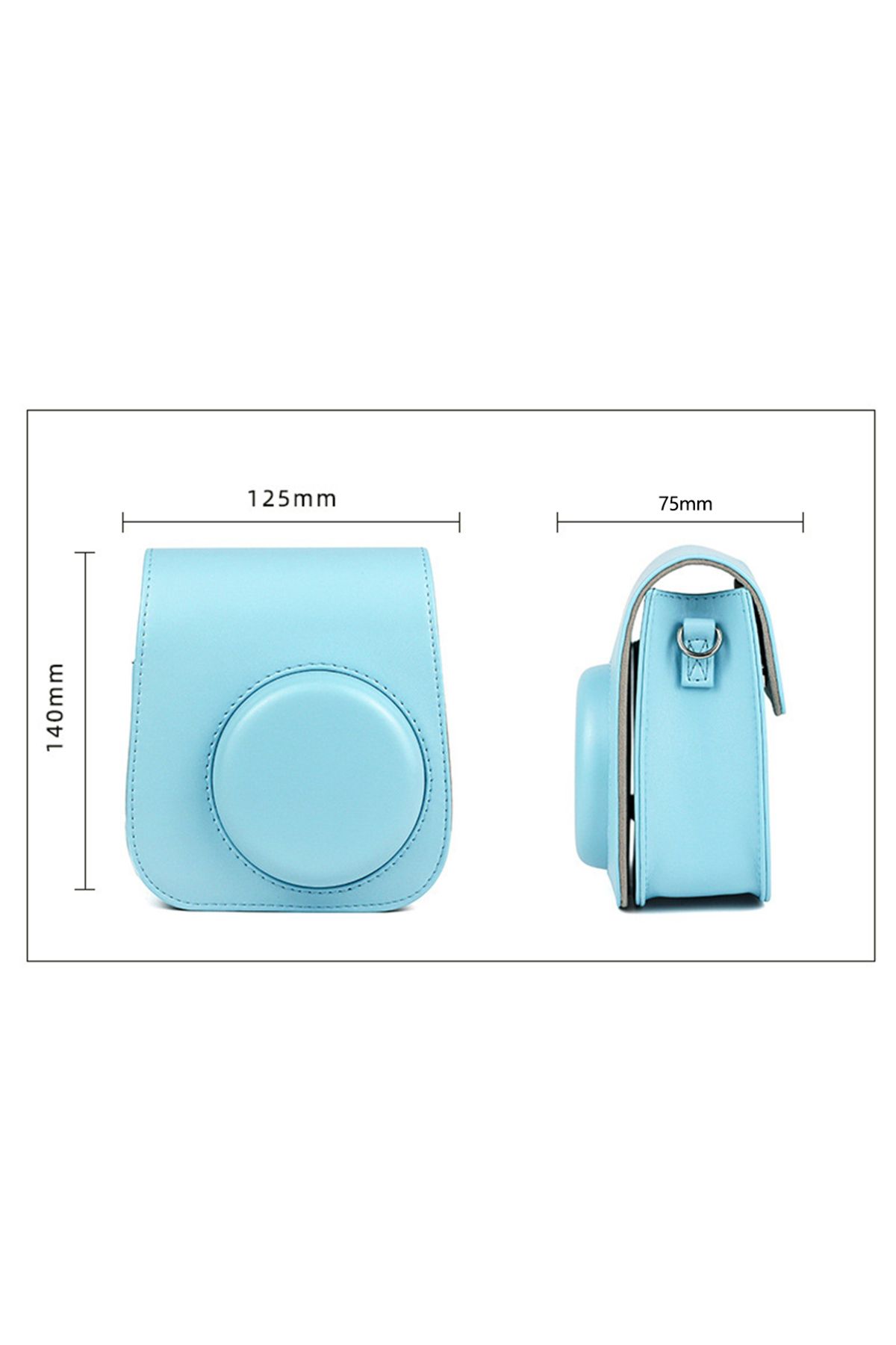 sharpdo-Portable Instant Camera Case, Compatible with Fujifilm Instax Mini 11 Instant Camera 8