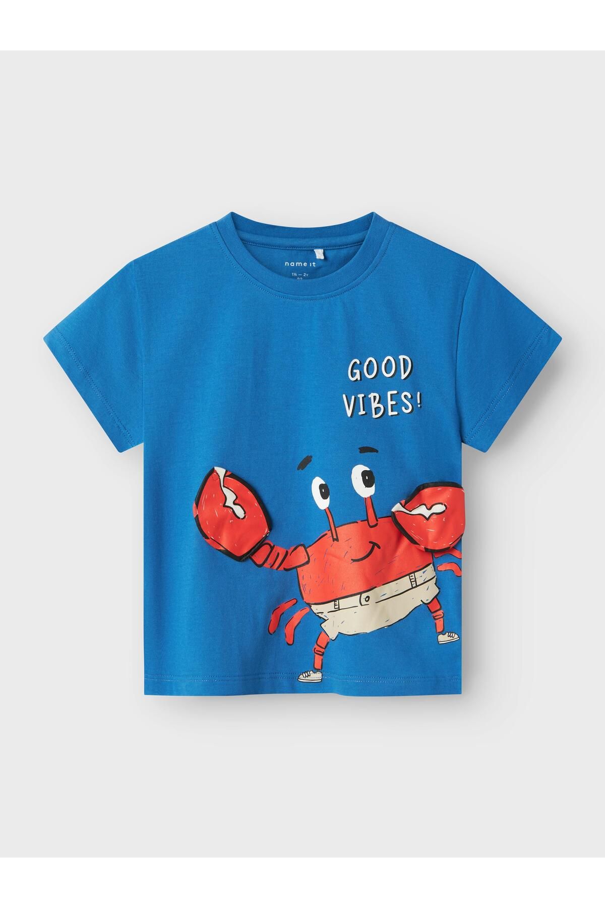name ıt T-Shirt Mavi