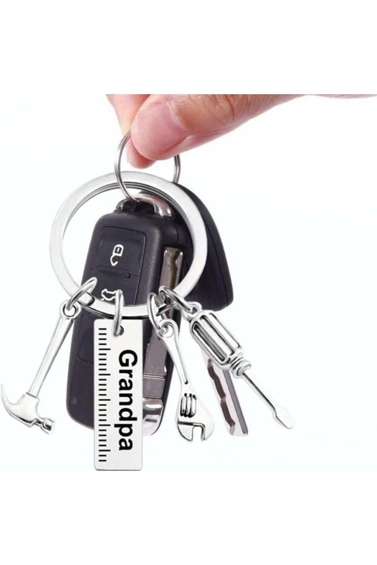 OEM-Pocket workshop tool keychain, mini tools for craftsmen and DIY enthusiasts, silver 3