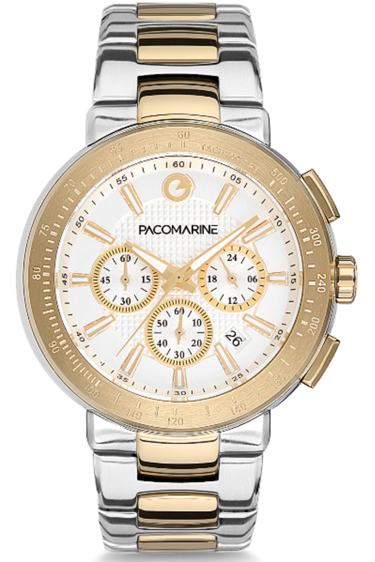 Pacomarine PM.61107.06 PACOMARİNE KOL SAATİ 44 MM METAL-GOLD