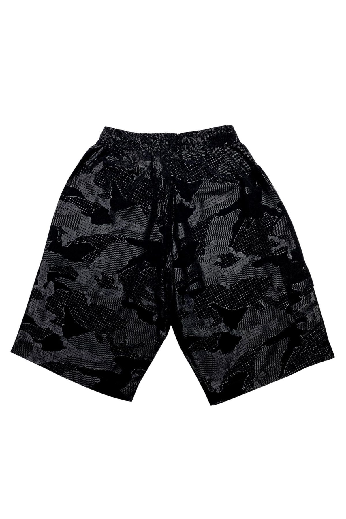Masimar-Men's Regular Fit Shorts with Elastic Waist, Lace-Up and Zipper Pocket 2