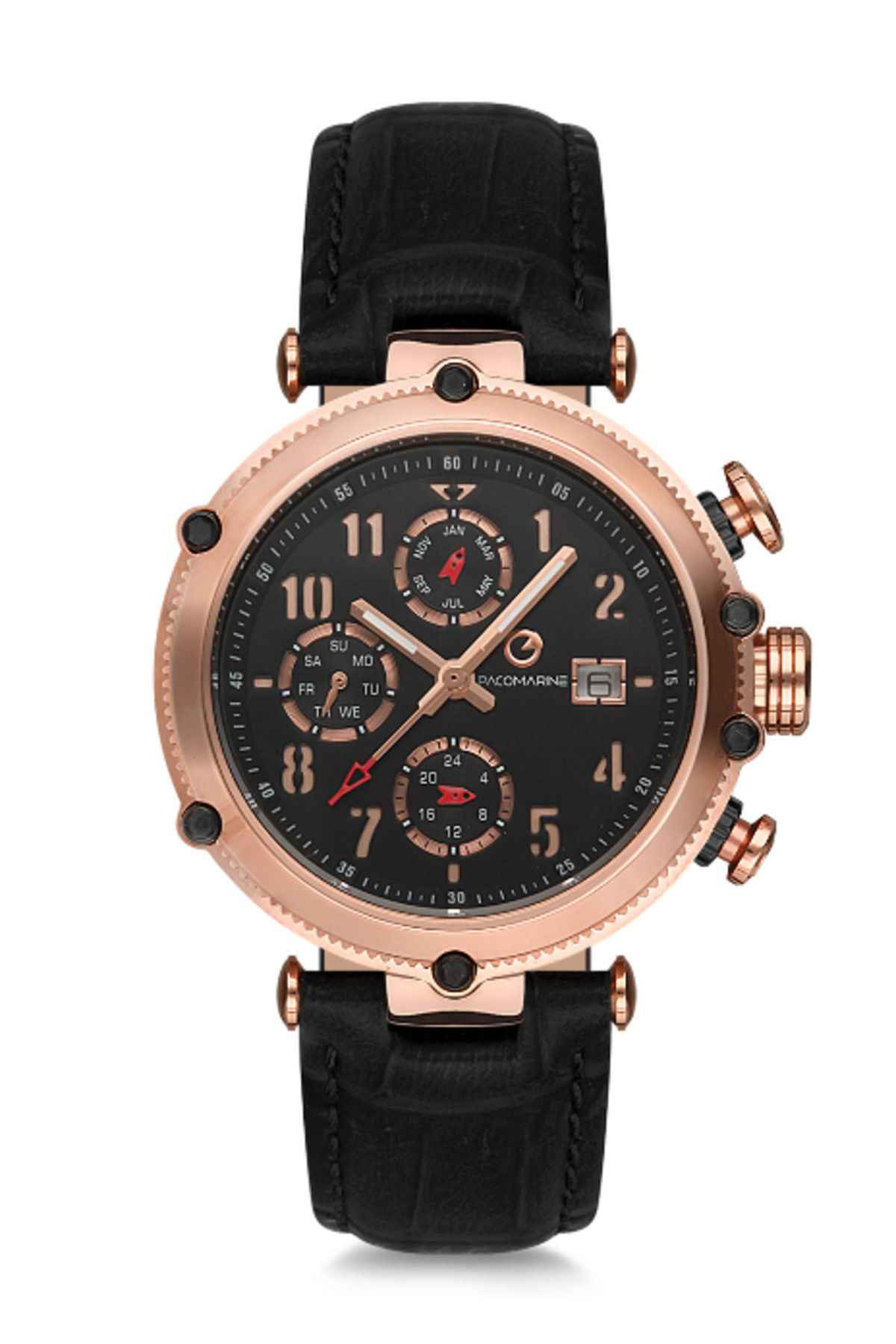Pacomarine PM.61195.08 PACOMARİNE KOL SAATİ 38 MM Siyah