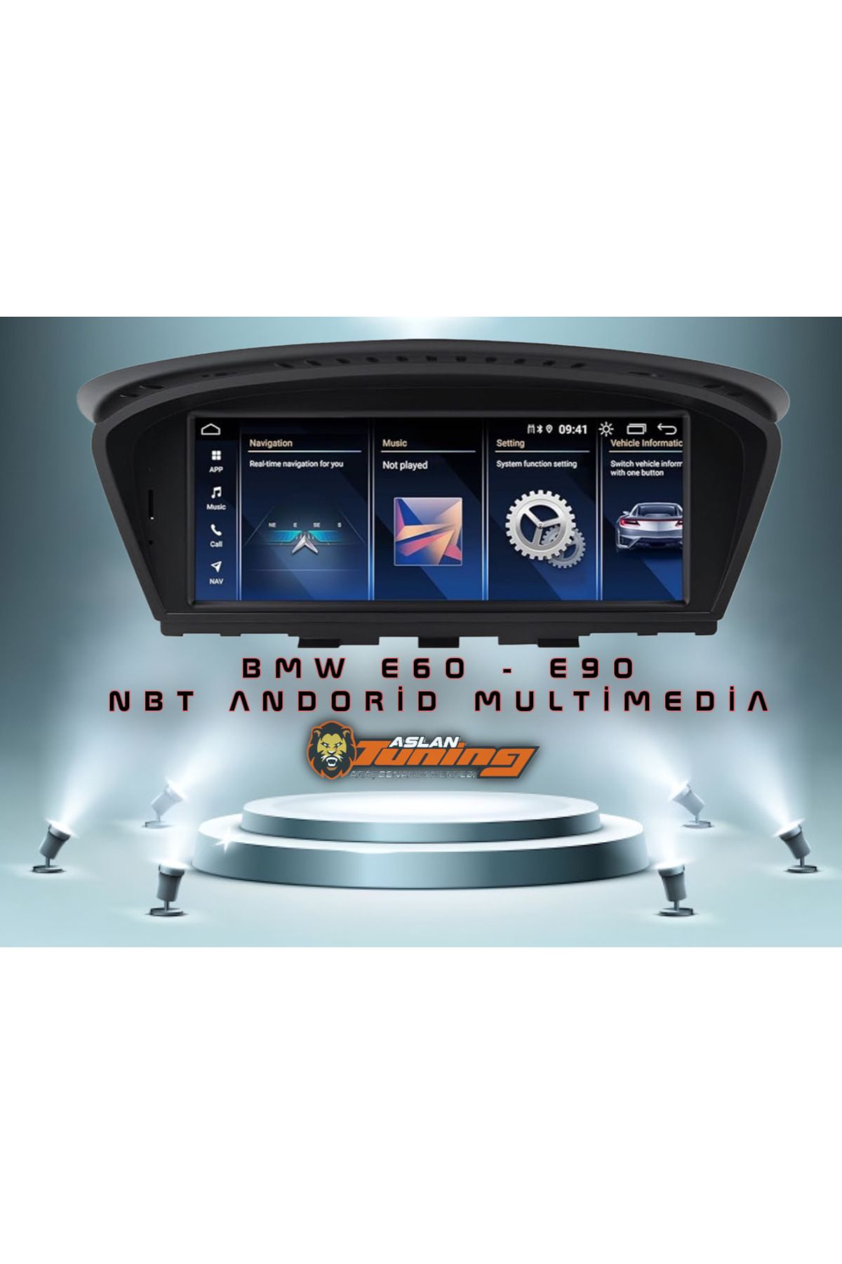 ASLAN TUNİNG BMW E60 & E90  Uyumlu ANDORİD MULTİMEDİA