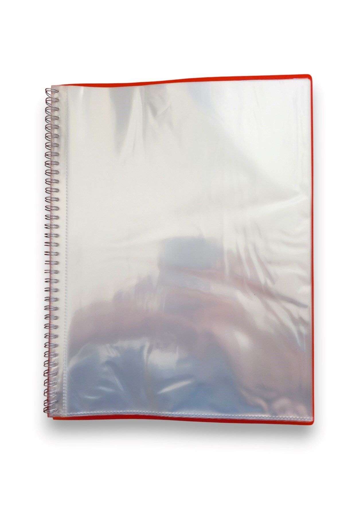 FixPoint-Red Spiral Presentation File 40 Sheets with Elastic 2