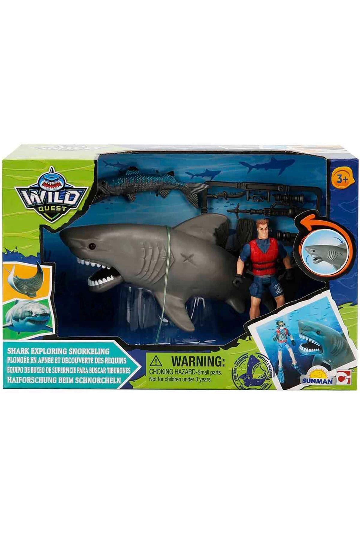 opencart Yeni Opencart Wild Quest Köpekbalığı Oyun Seti - S01049012 Kampanya!!!