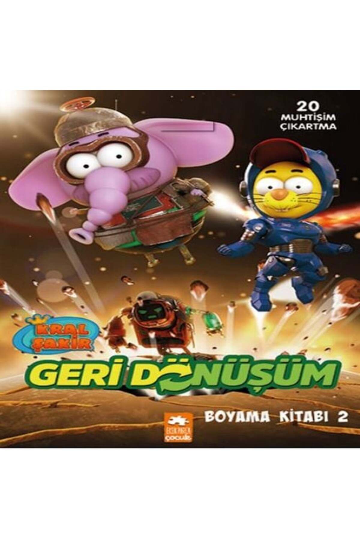 Destek Yayınları Kral Şakir Geridönüşüm Boyama Kitabı 2