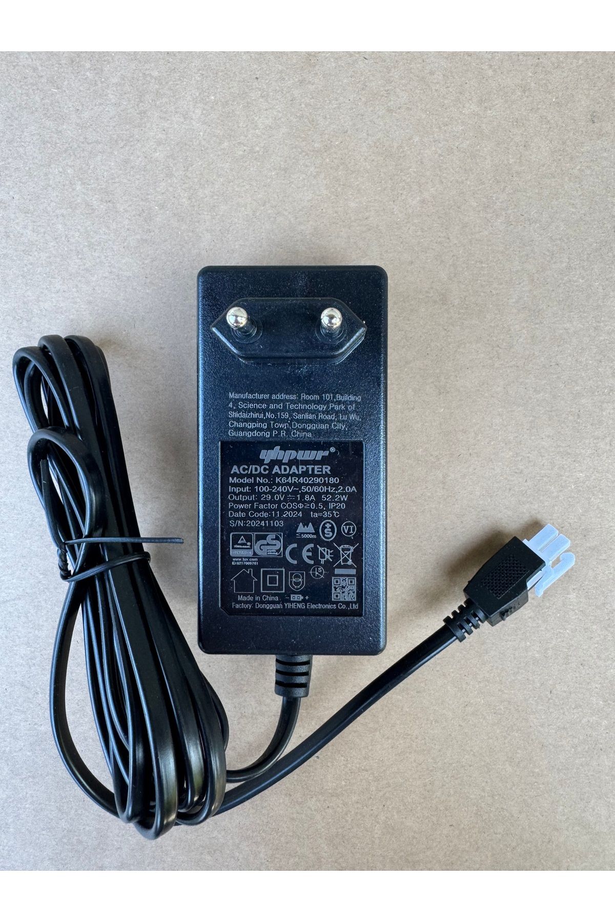 globALC Adaptör 29V - 1.8A