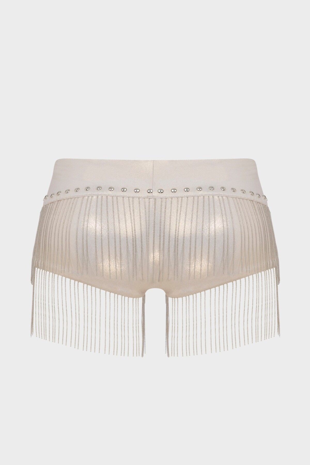IAMNOTBASIC-Eris Shorts - Metallic Beige 4