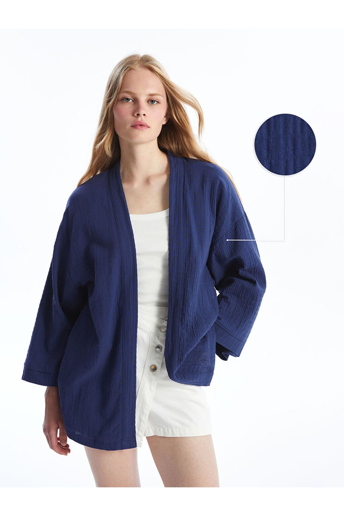 LC Waikiki LCW Şal Yaka Kadın Kimono